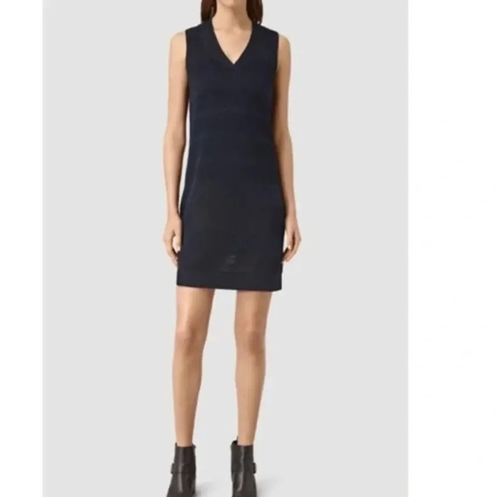 NWT ALL SAINTS Fix Mesh Dress Black Size 0
